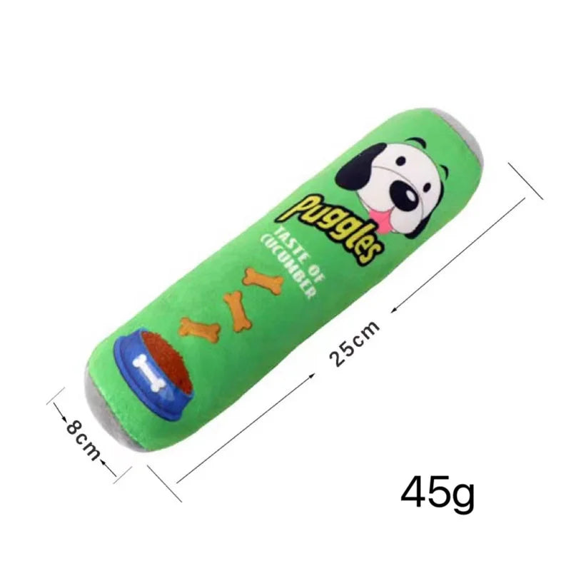Stuffed Raw Dog Joint Plush Squeaker Molar Toys for Pet Resistant Dogs Small Puppy Sound Interactive Dog Bite Chew Toy Supplier