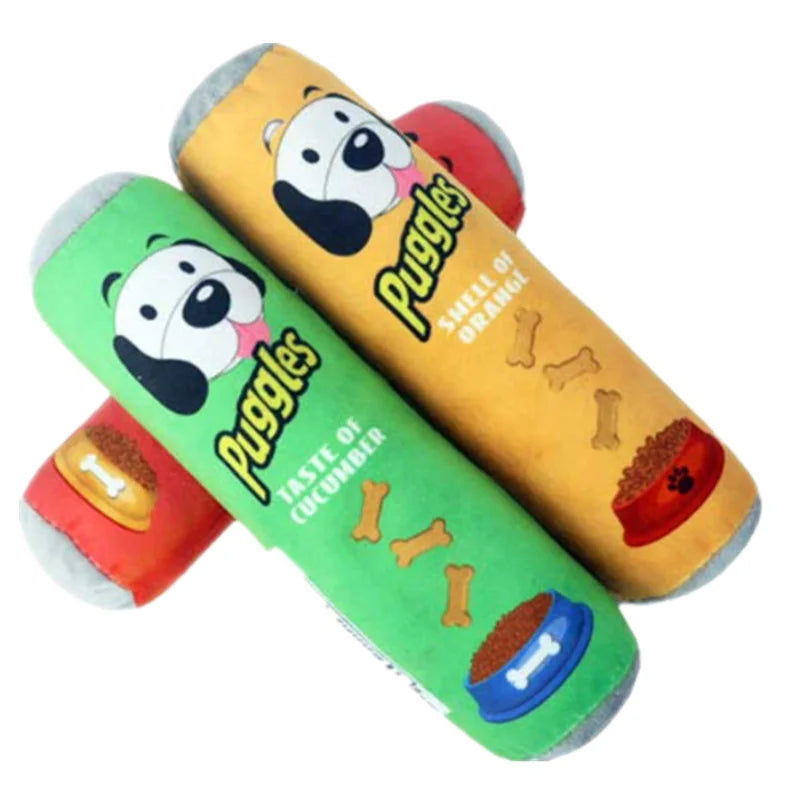 Stuffed Raw Dog Joint Plush Squeaker Molar Toys for Pet Resistant Dogs Small Puppy Sound Interactive Dog Bite Chew Toy Supplier