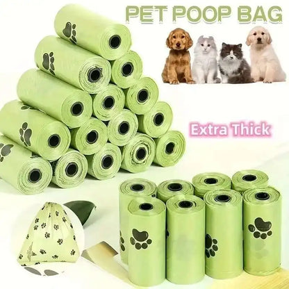EPI Pet Biodegradable Dog Poop Bags Biobase Scented Pet Poop Bags with Holder Extra Thick Leakproof Dog Poop Bags with Dispenser