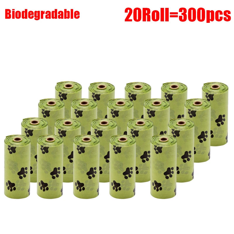EPI Pet Biodegradable Dog Poop Bags Biobase Scented Pet Poop Bags with Holder Extra Thick Leakproof Dog Poop Bags with Dispenser