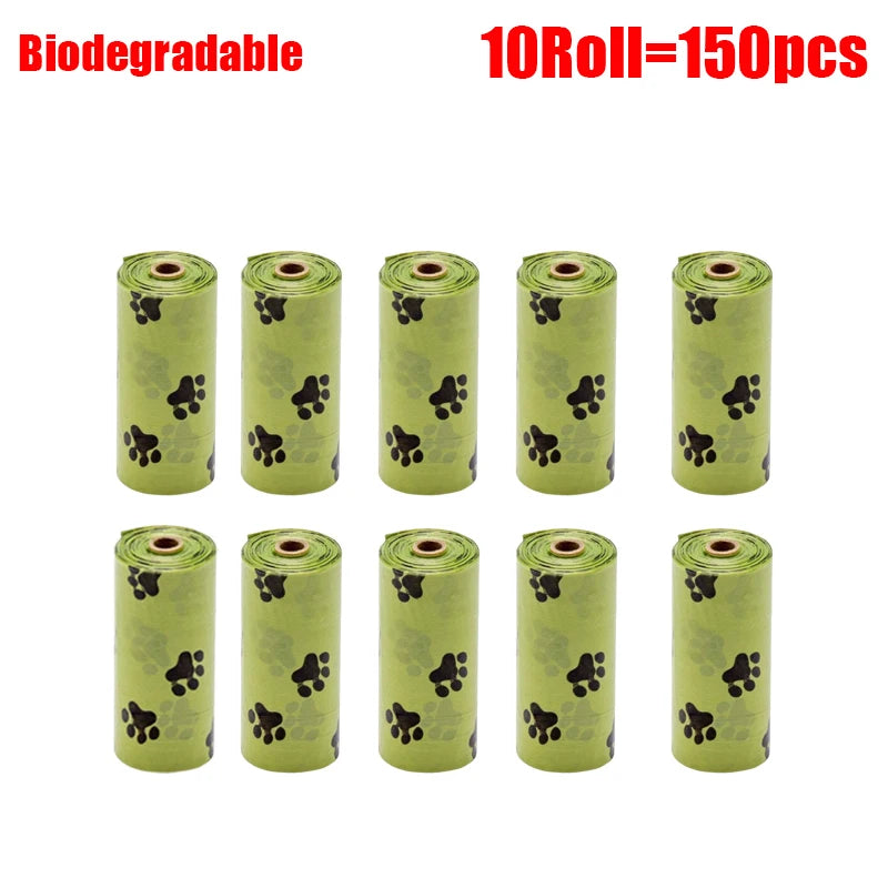 EPI Pet Biodegradable Dog Poop Bags Biobase Scented Pet Poop Bags with Holder Extra Thick Leakproof Dog Poop Bags with Dispenser