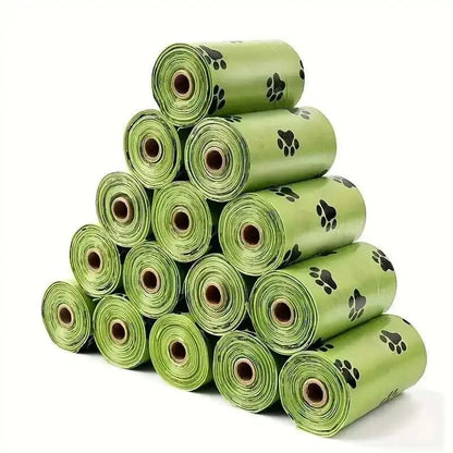 EPI Pet Biodegradable Dog Poop Bags Biobase Scented Pet Poop Bags with Holder Extra Thick Leakproof Dog Poop Bags with Dispenser