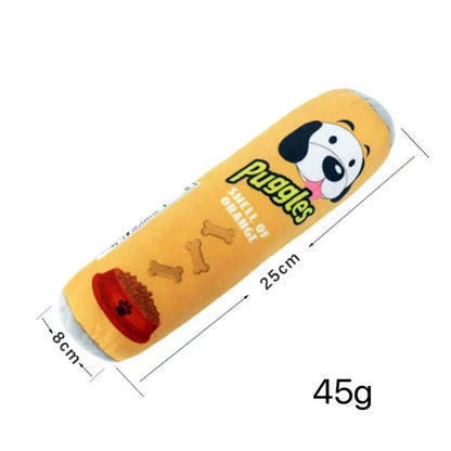 Stuffed Raw Dog Joint Plush Squeaker Molar Toys for Pet Resistant Dogs Small Puppy Sound Interactive Dog Bite Chew Toy Supplier